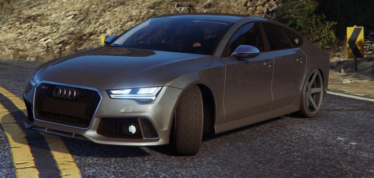 【GTA5载具】Audi RS7 处理与引擎声浪升级:性能狂飙,质感爆棚