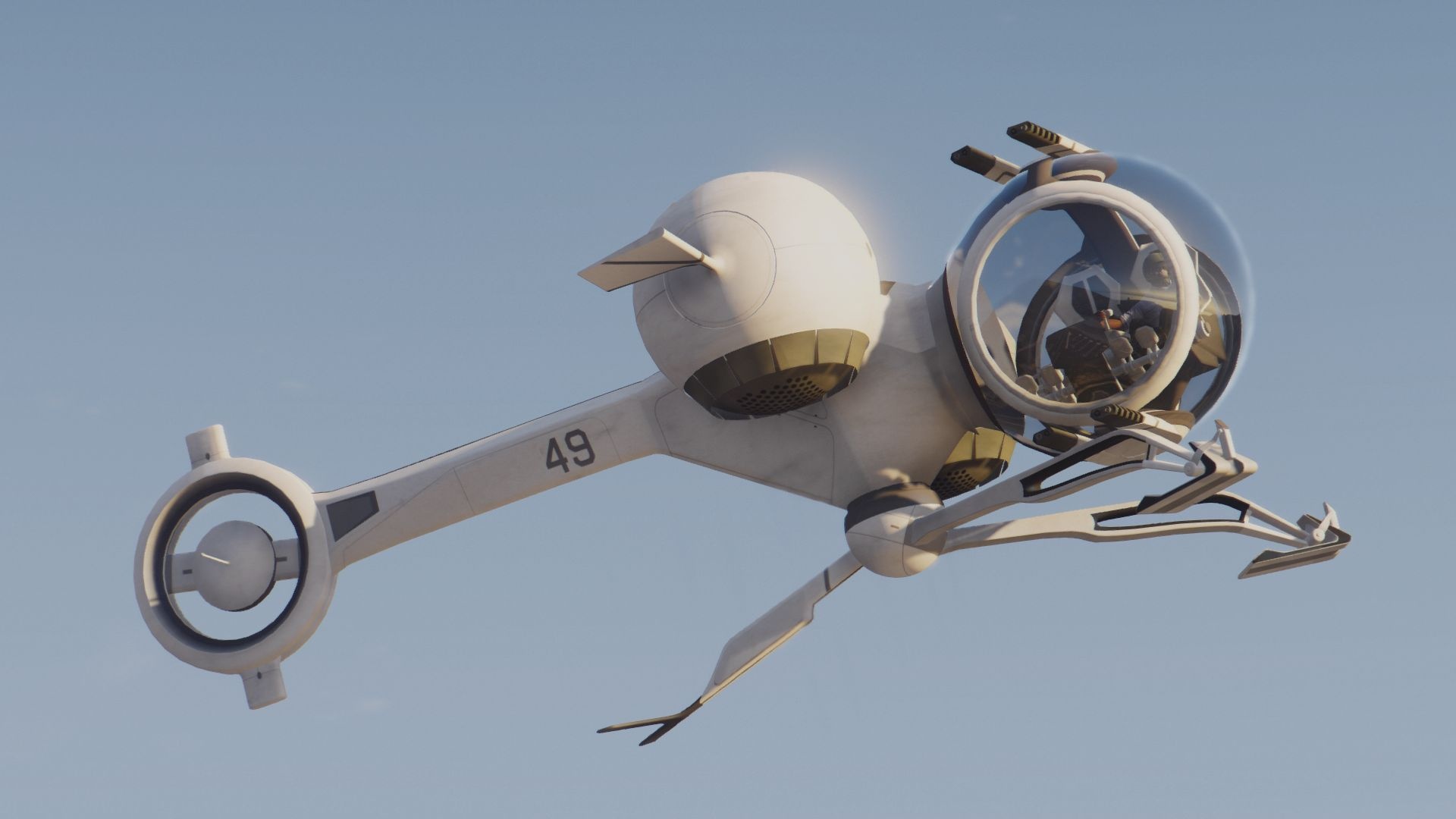 【GTA5载具】《遗忘》中的泡泡船 Bubbleship:未来科幻的终极体验