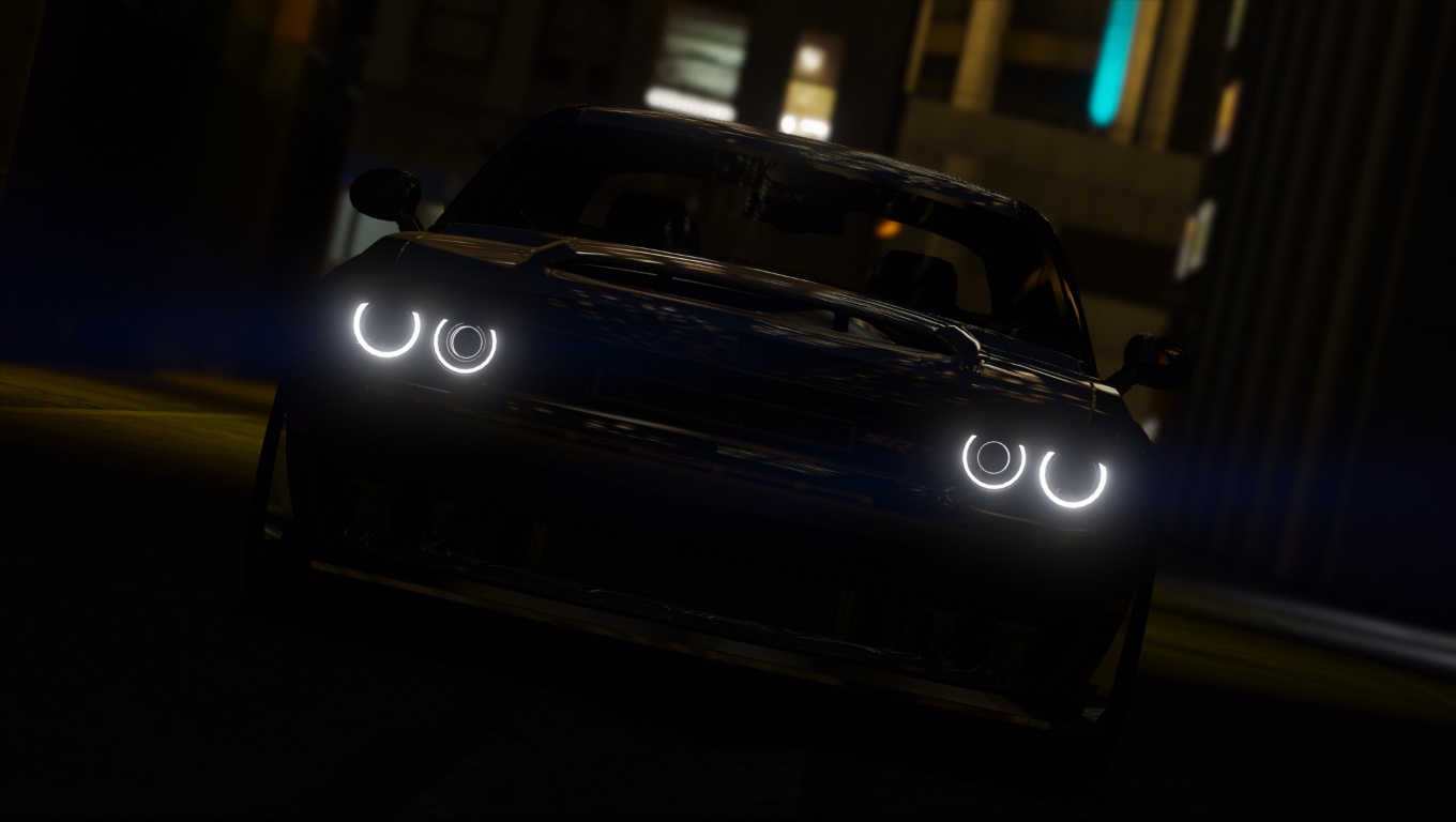 【GTA5载具】2018款道奇挑战者地狱猫恶魔版 SRT:洛圣都最强肌肉车,V8引擎的终极狂热