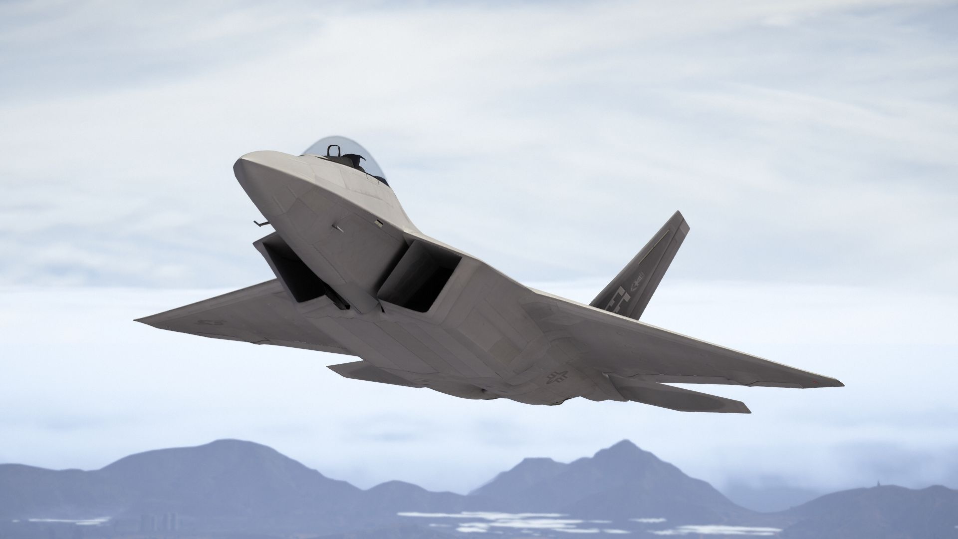 【GTA5载具】F-22 Raptor:洛圣都天空的隐形王者,第五代战斗机的真实再现