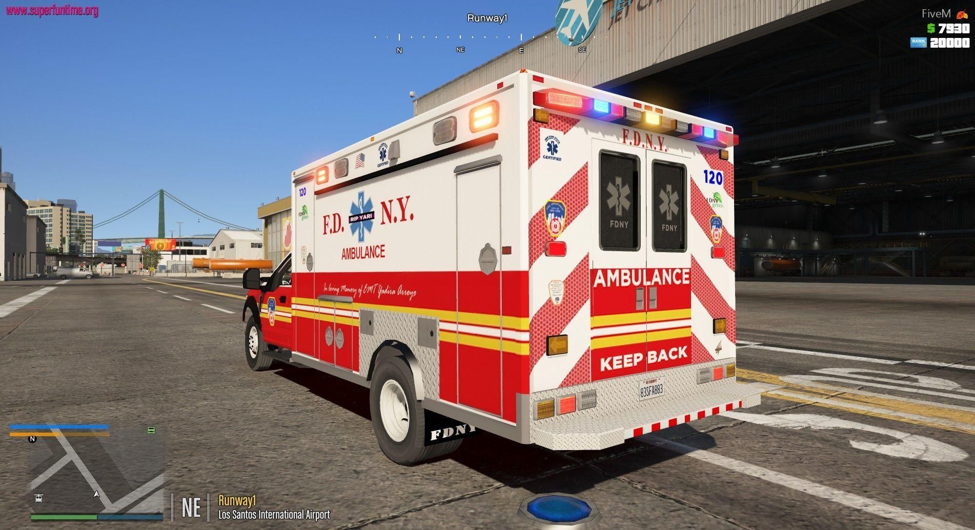 【GTA5载具】FDNY/LSFD救护车 MOD 1.60:致敬英雄,还原真实急救场景