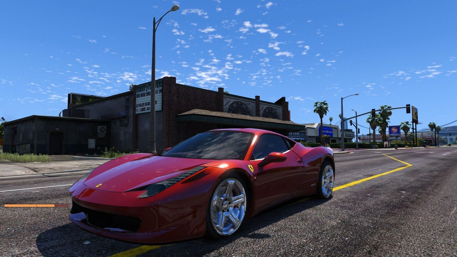 【GTA5载具】法拉利458 Italia:洛圣都最完美的意式超跑