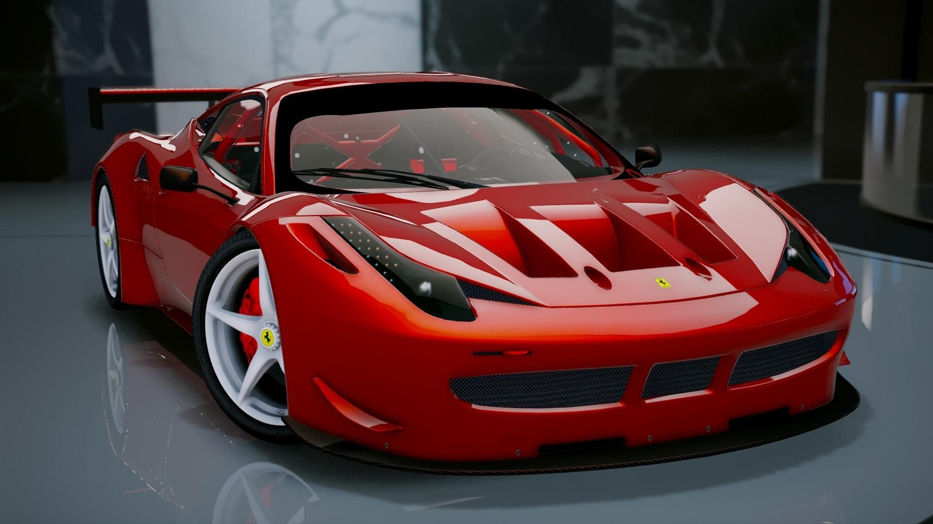 【GTA5载具】法拉利 458 Italia GT2:完美还原的赛道利器,细节与性能并存