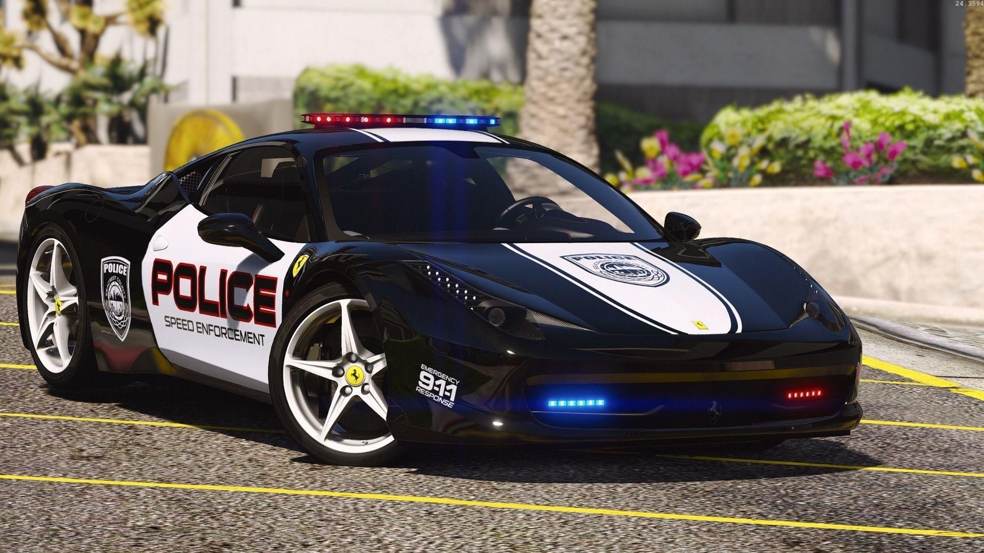 【GTA5载具】法拉利 458 Italia 警务版:从《极品飞车》到洛圣都的完美复刻