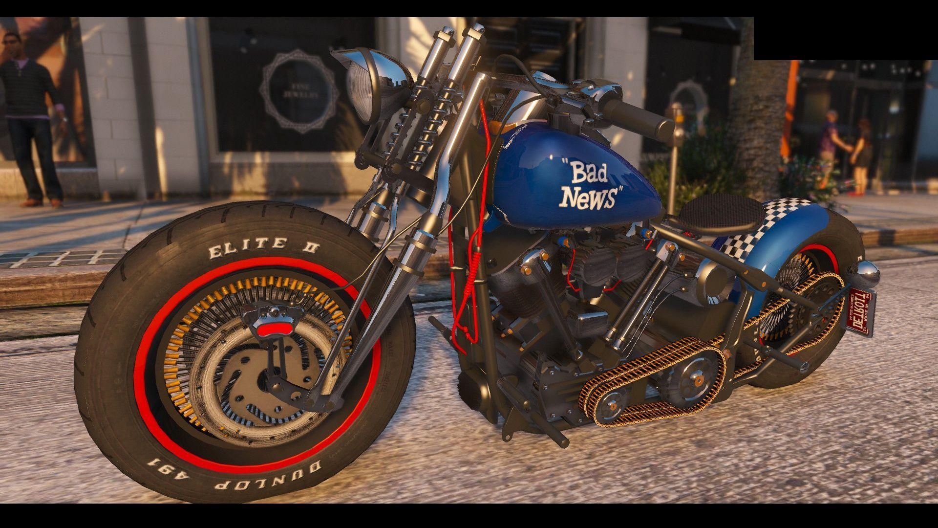 【GTA5载具】哈雷戴维森 Knucklehead Bobber:洛圣都最正宗的复古机车