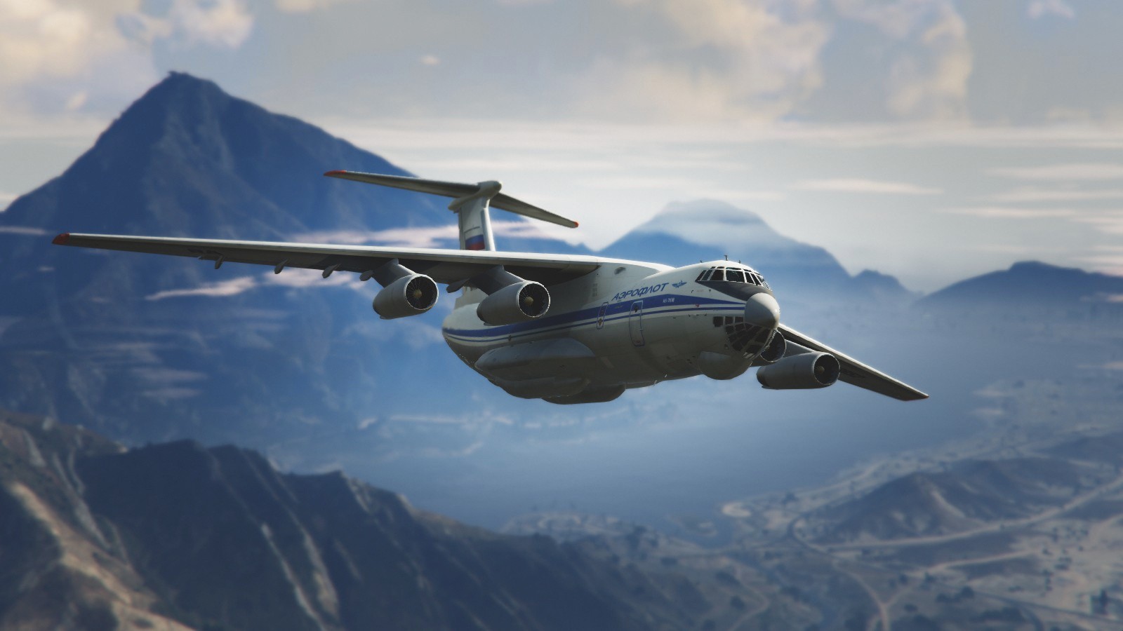 【GTA5载具】IL-76M 运输机:洛圣都的空中巨无霸,货运与改装的完美结合