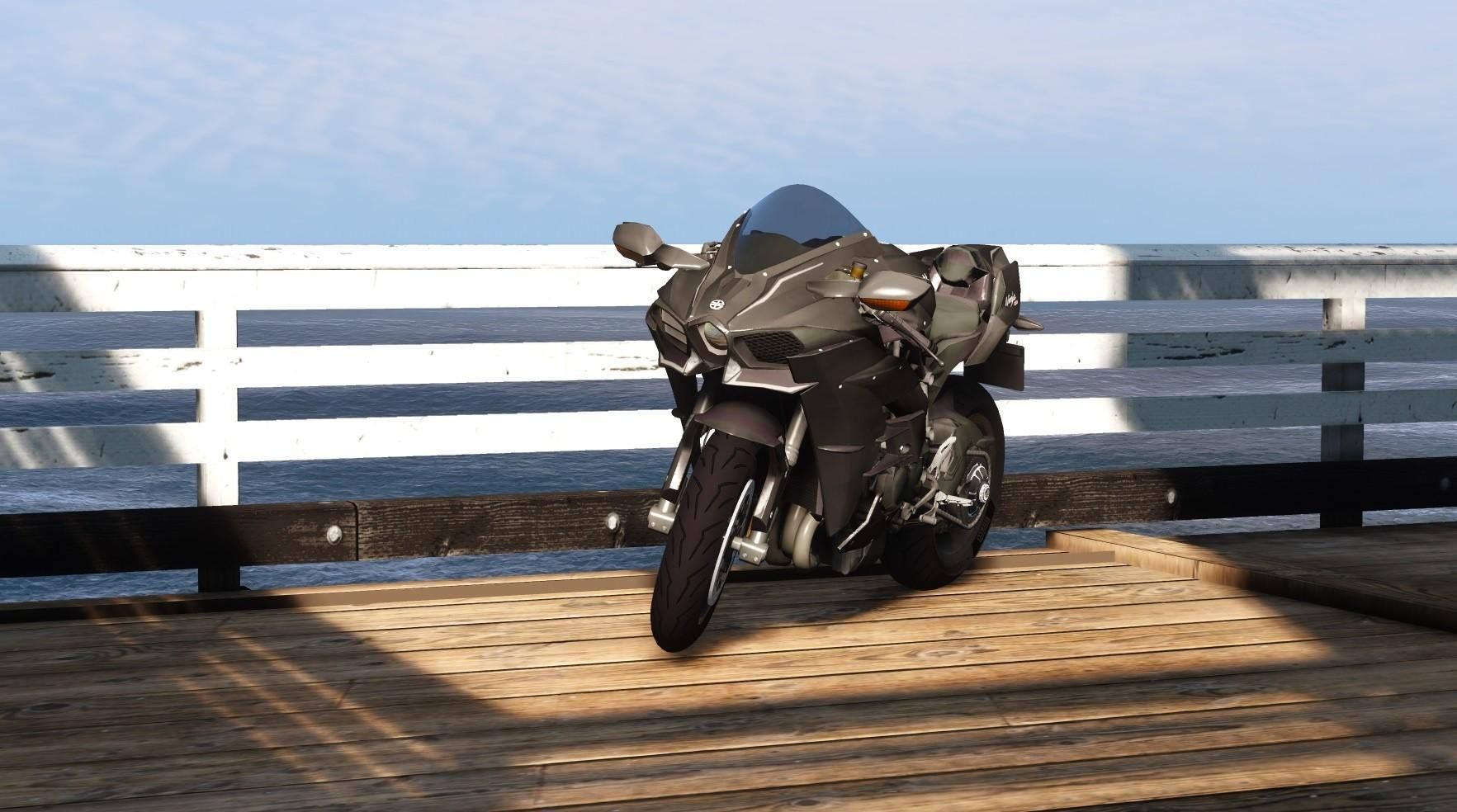 【GTA5载具】川崎 Ninja H2R 发动机声浪模组:摩托车界的咆哮巨兽