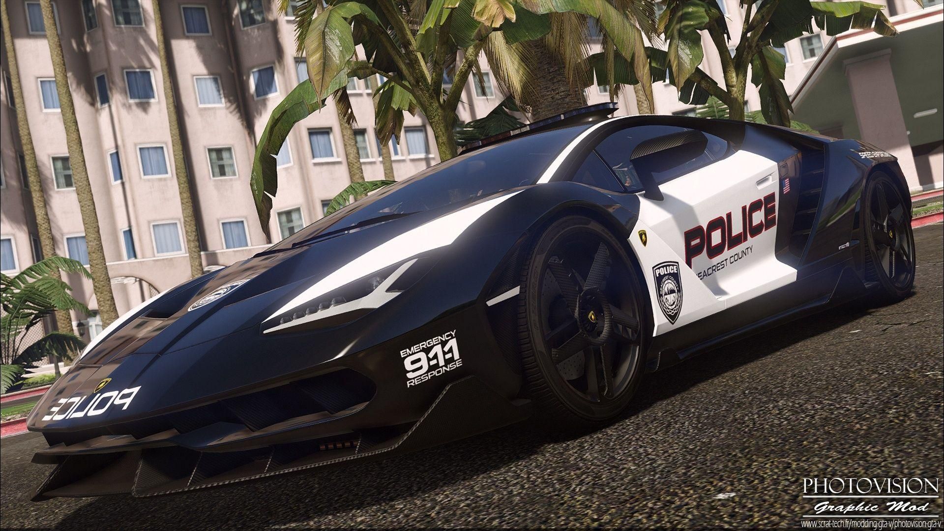 【GTA5载具】兰博基尼 Centenario 警车版:极致细节与真实感的完美结合