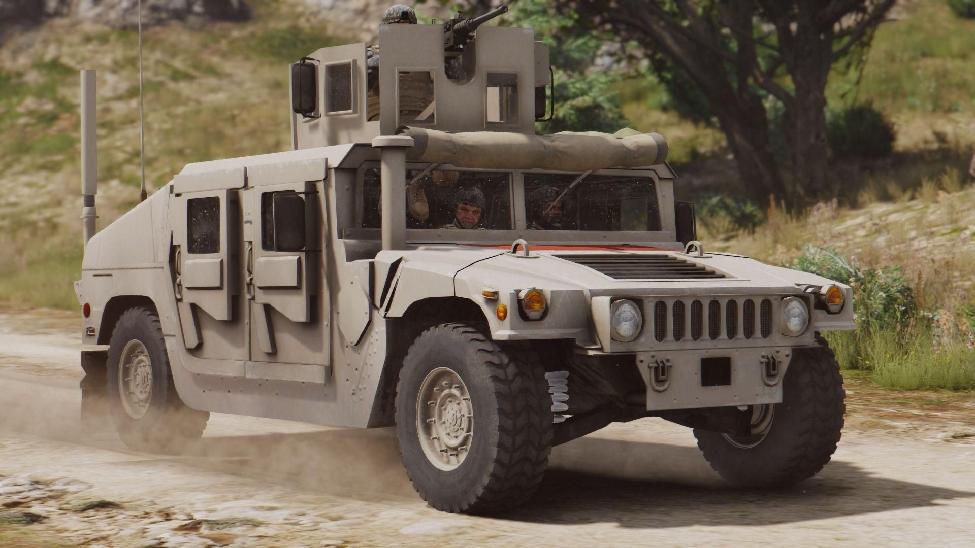 【GTA5载具】M1114 Up-Armored Humvee 2.0:军事级防护,洛圣都最强装甲车