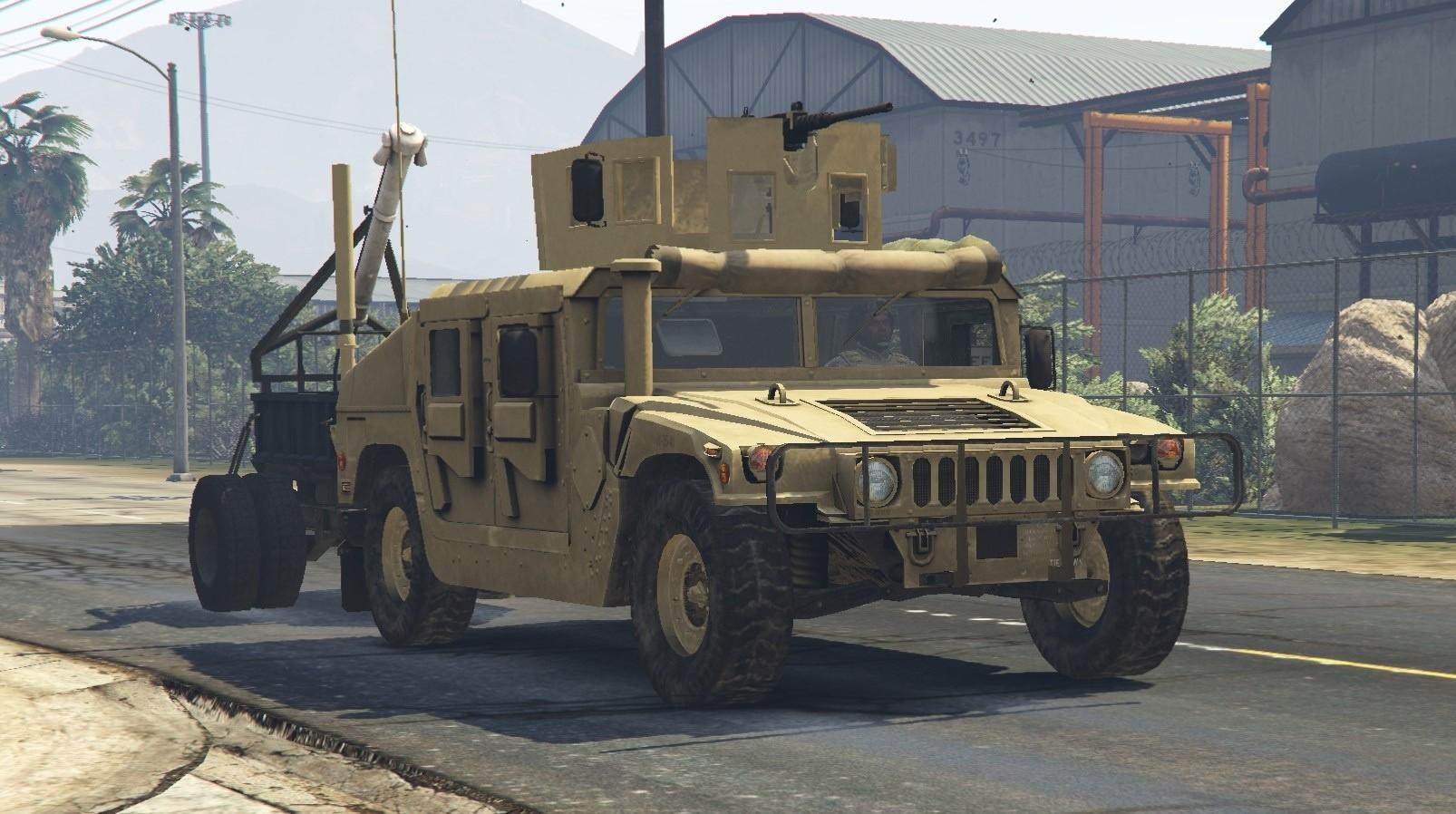 【GTA5载具】M1116 Humvee Up-Armored:洛圣都最强武装越野车,现代战争的象征