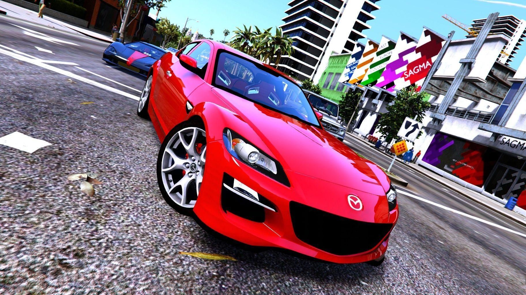 【GTA5载具】2012款马自达 RX-8 Spirit R:经典跑车的完美复刻,细节满分!