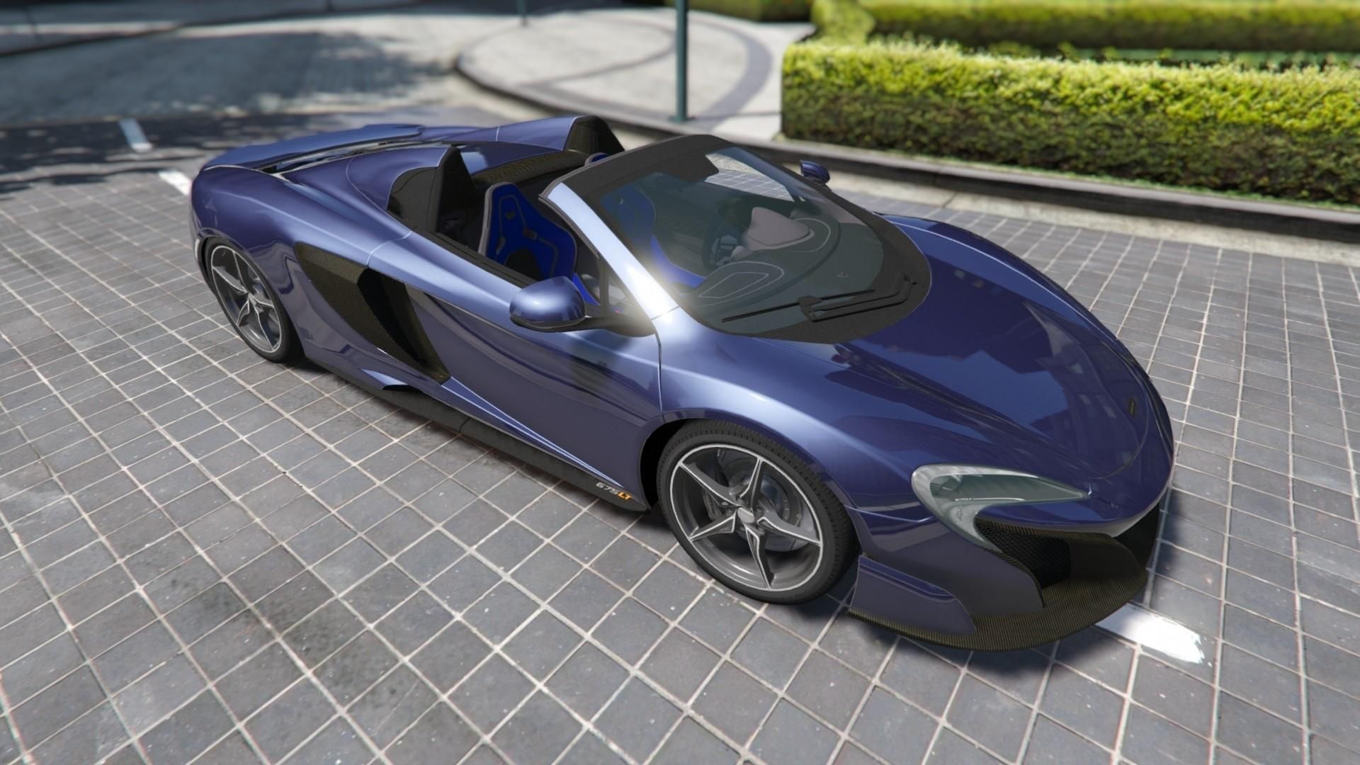 【GTA5载具】迈凯伦 675 LT Spider:速度与激情的终极体验,限量版敞篷超跑
