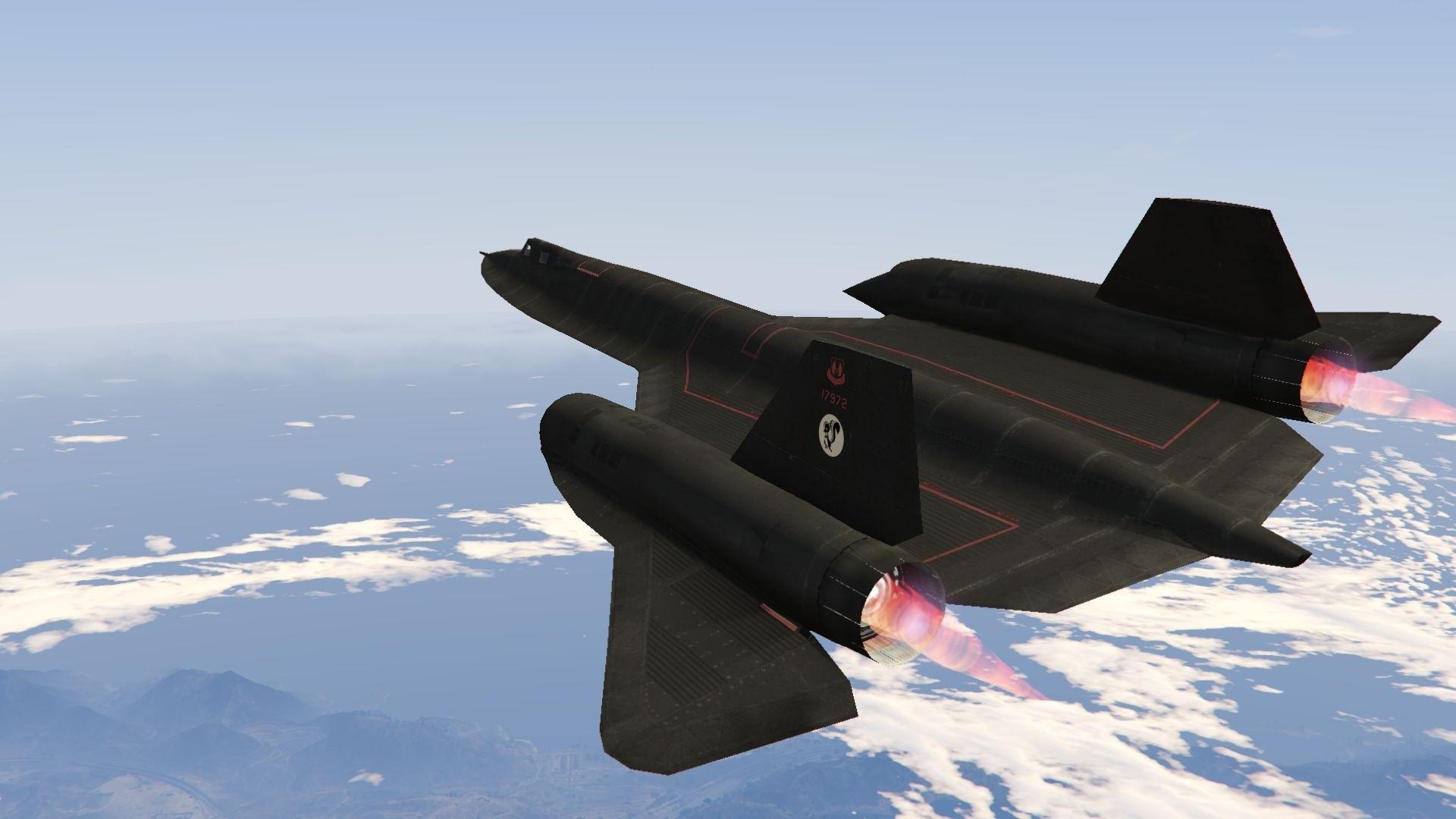 【GTA5载具】SR-71A 黑鸟侦察机:世界上最快的量产喷气式飞机