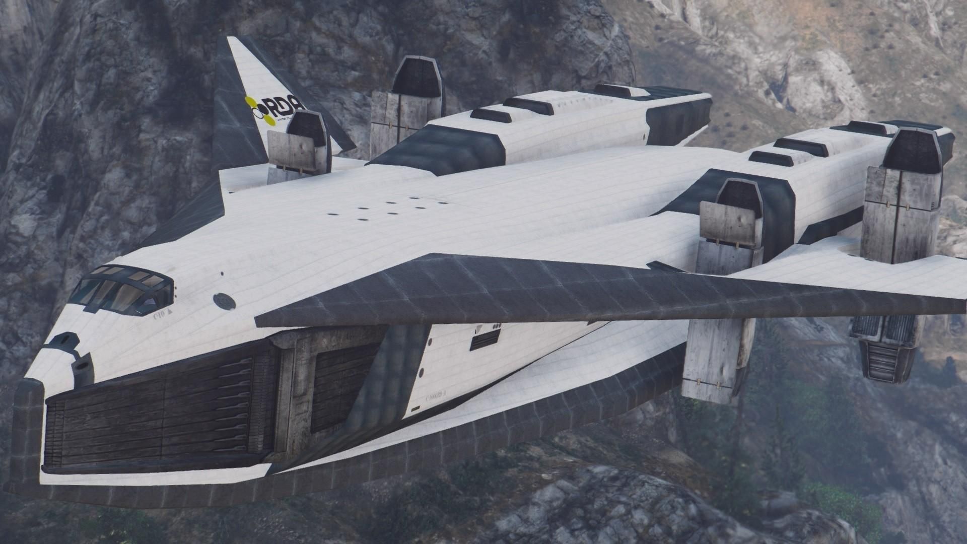 【GTA5载具】Avatar电影中的TAV-37 Valkyrie SSTO航天飞机:洛圣都的未来飞行器