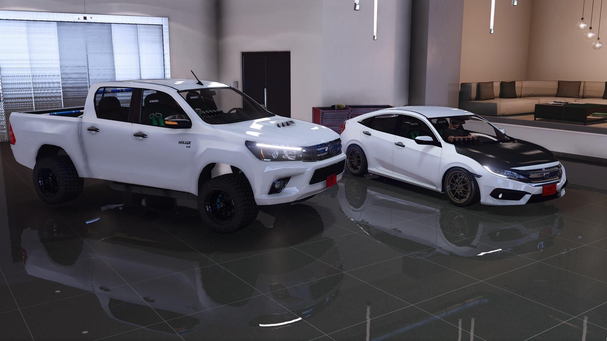 【GTA5载具】丰田海拉克斯 Hilux Revo 2014:最强越野利器,完美还原