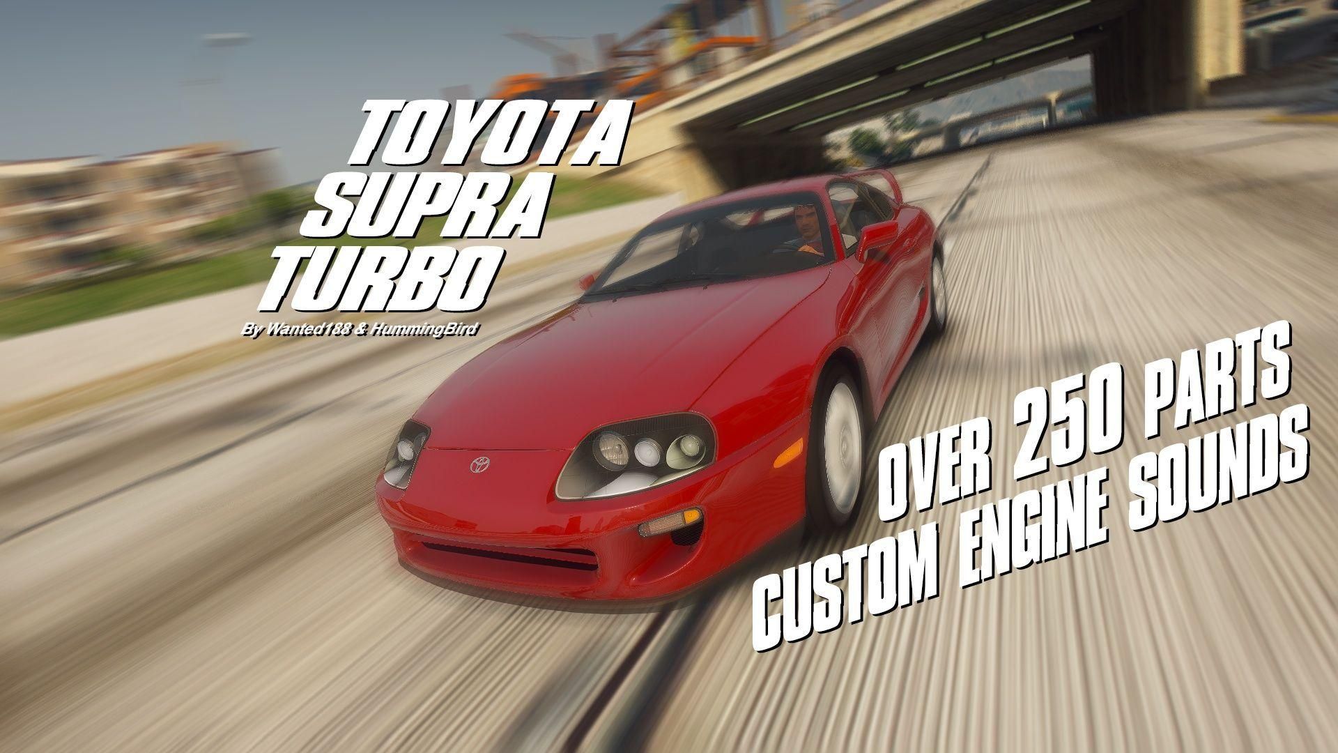 【GTA5载具】丰田 Supra Turbo '98 A80:终极改装神车,细节与性能的极致结合