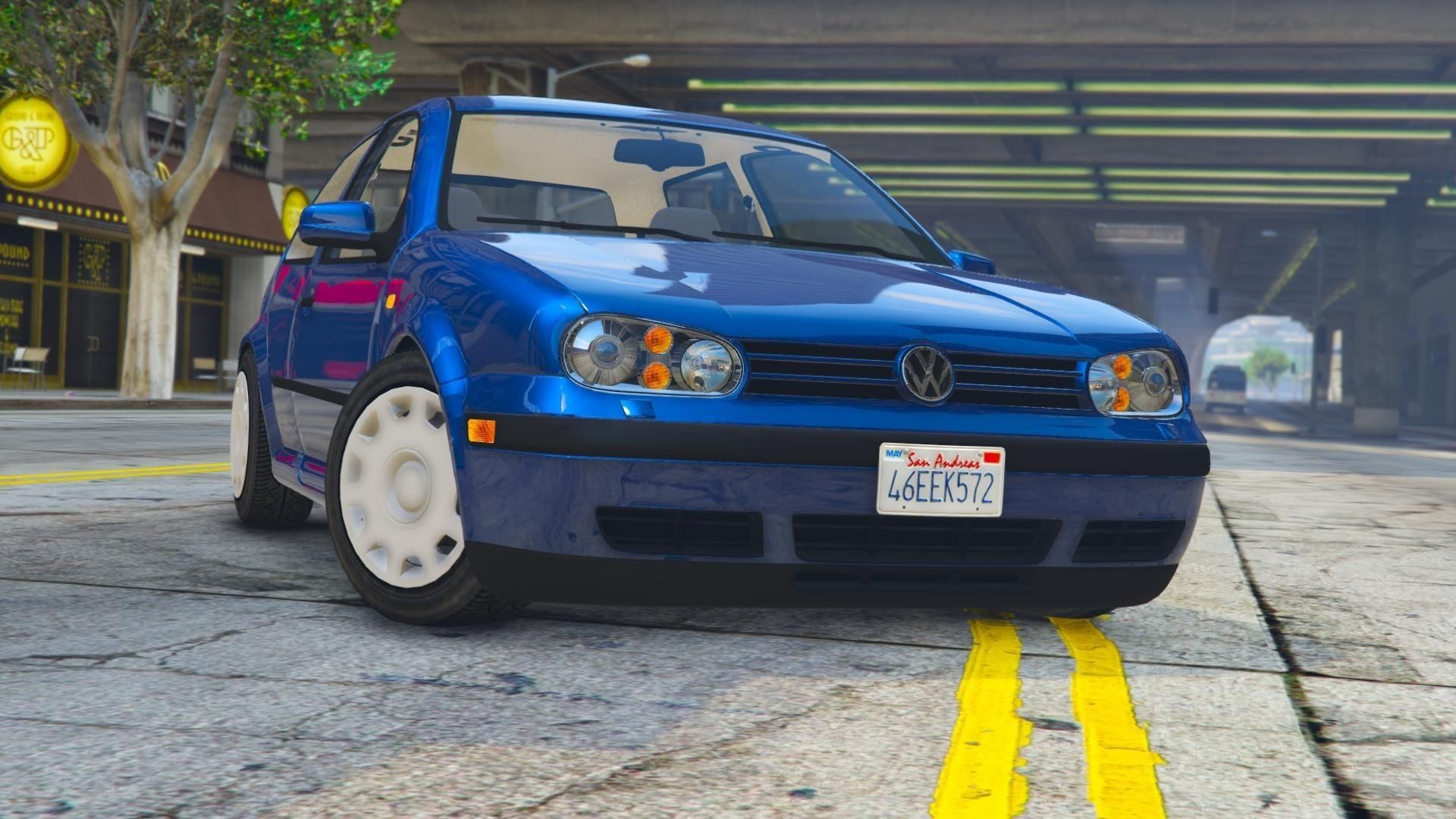 【GTA5载具】大众高尔夫4代(Volkswagen Golf 4):经典掀背车的完美再现,细节控必备!