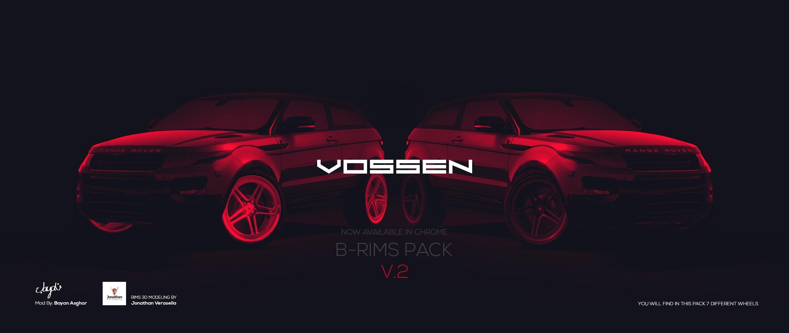 【GTA5载具】Vossen B-Rims Pack #1 2.0:洛圣都最炫轮毂大升级,4K纹理无与伦比!