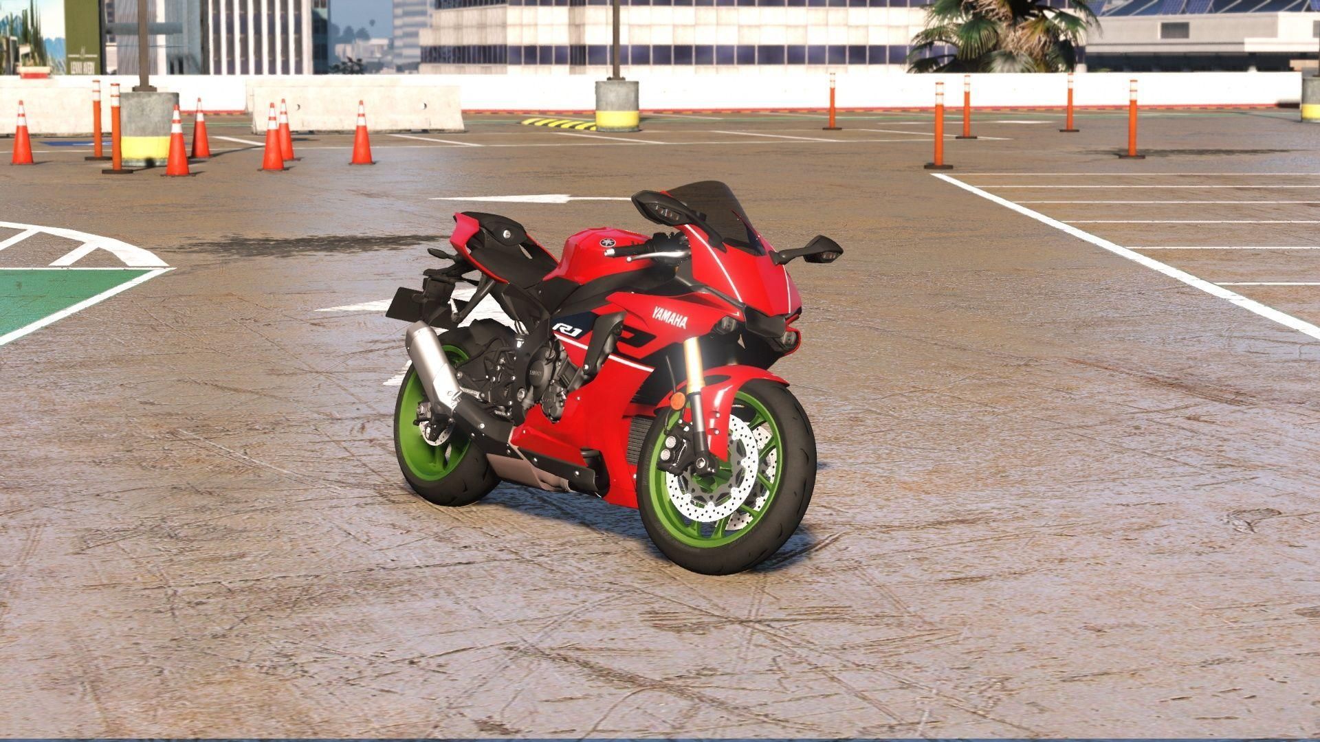 【GTA5载具】Yamaha YZF-R1 发动机音效 MOD:洛圣都街头的咆哮巨兽