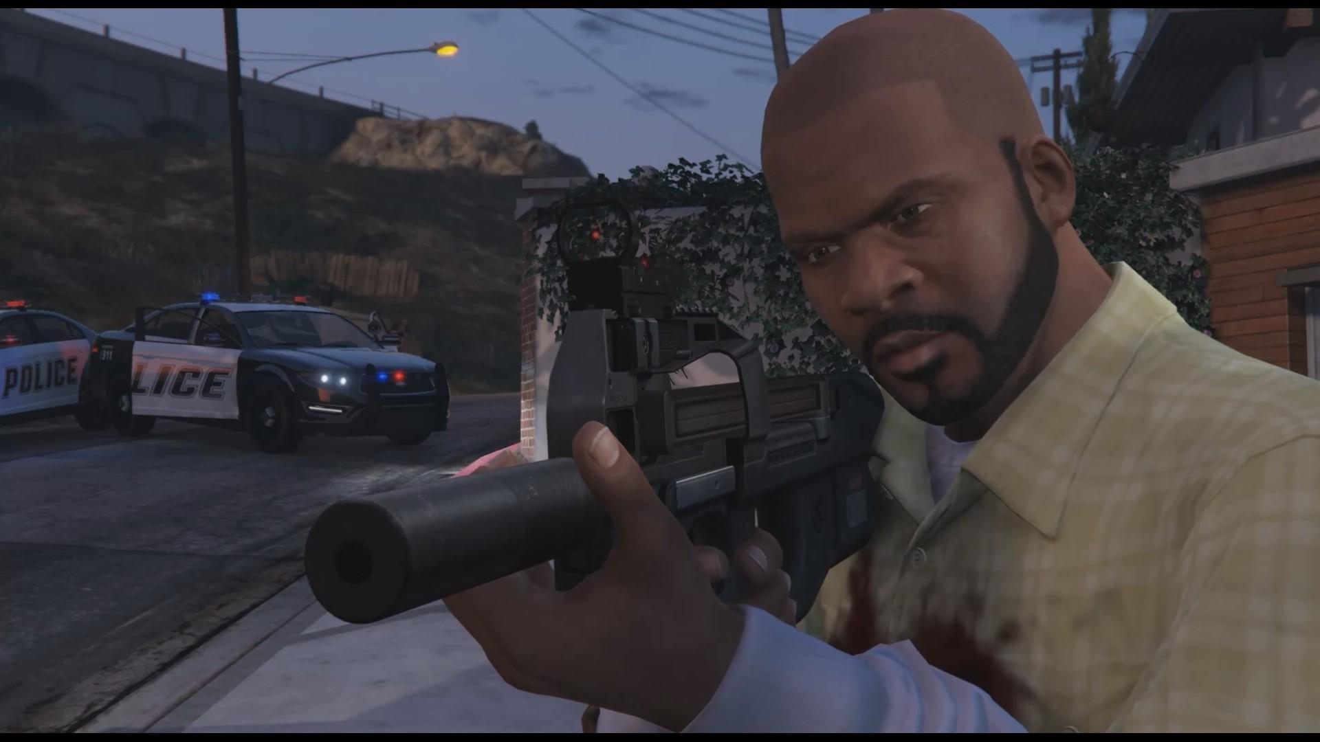GTA5 独家好货:P90 手枪级冲锋枪 MOD(完美动画+配件)