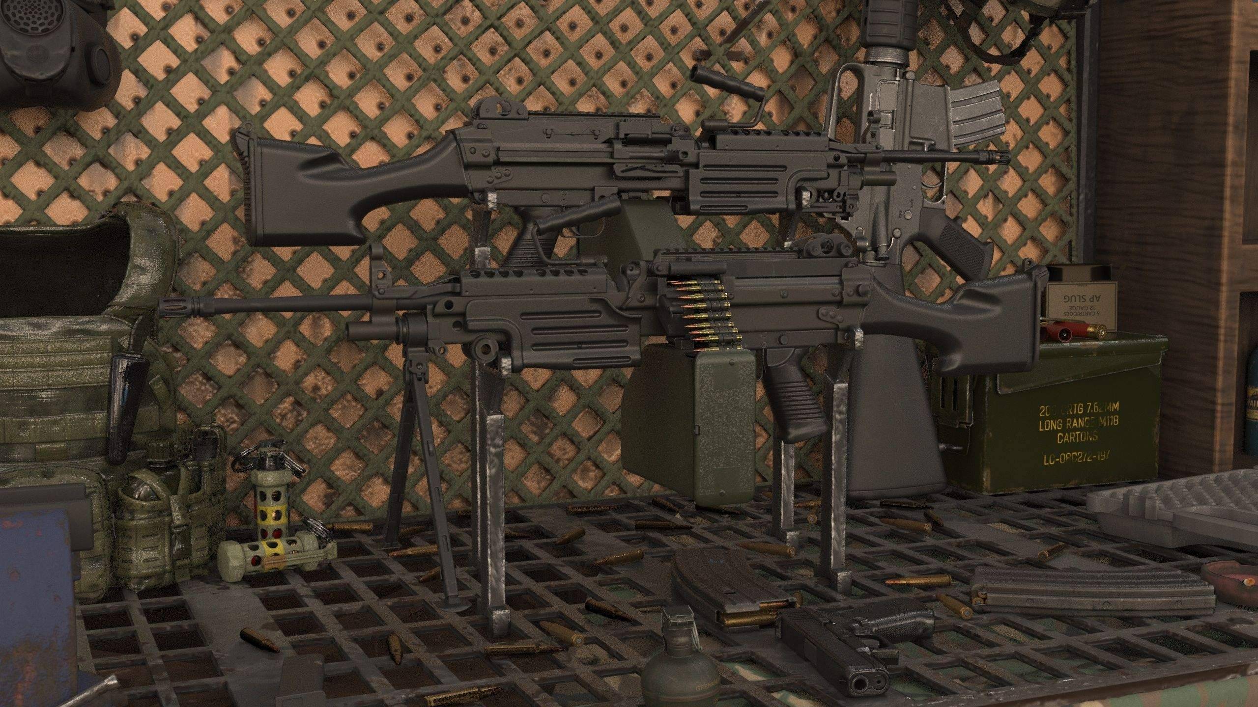 GTA5 绝对火力之王:M249 SAW 机枪 MOD (真实材质+完全动画)