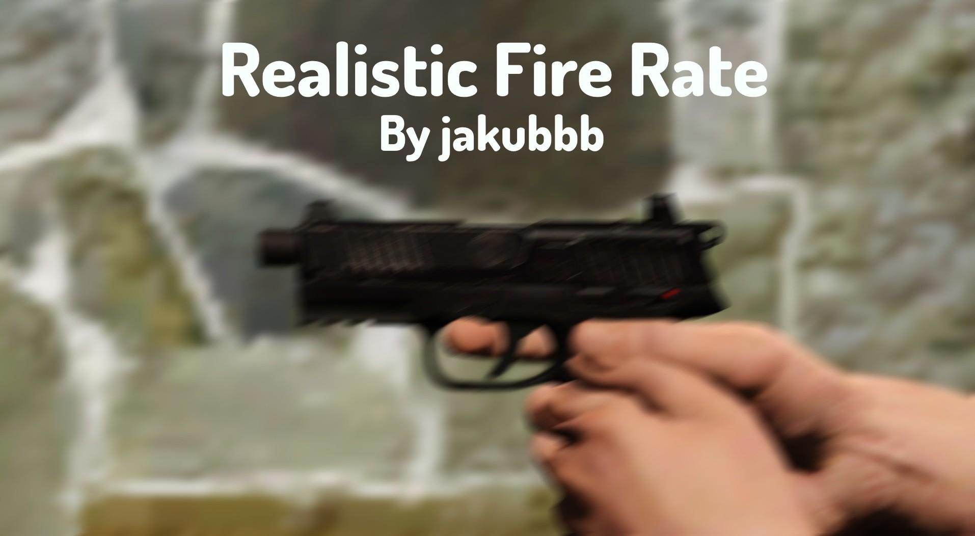 GTA5 玄学级枪械速度 MOD (Realistic Fire Rate 1.2)