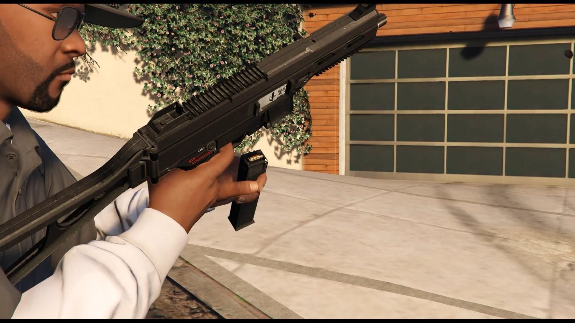 GTA5 MOD 神器再现:UMP 45 完美复刻版 (极致细节体验)